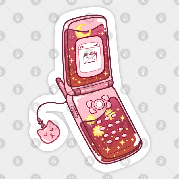 Y2K Phone Sticker by Avery Ota